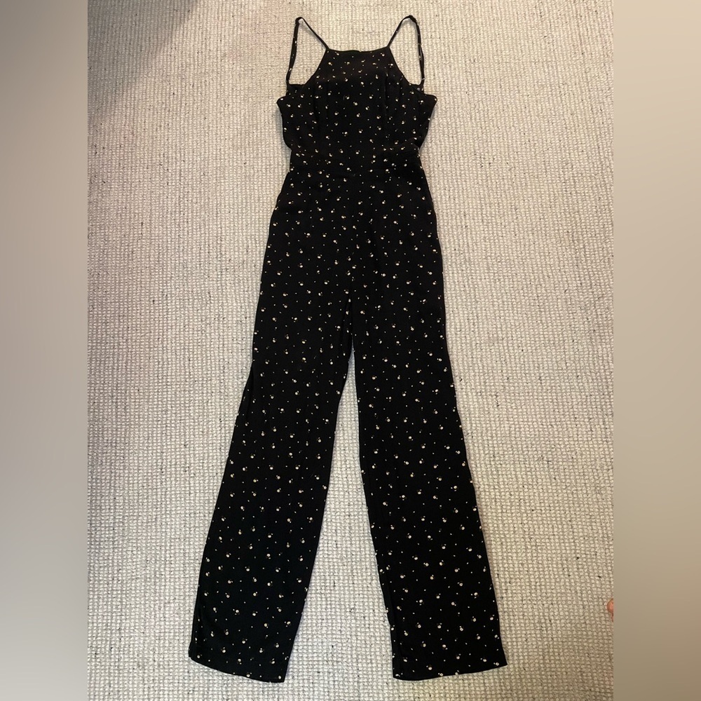 Abercrombie & Women’s Tie Back Floral Jumpsuit - Picture 3 of 8